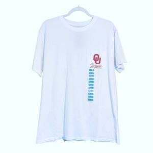 Captivating Women’s OU Oklahoma University Cotton Licensed T-Shirt Size Large